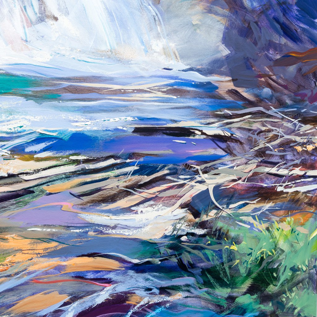 Cameron Falls Morning | 60" x 40" Acrylic on Canvas Brent Laycock RCA
