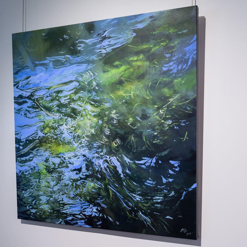 Ripple Effect | 54" x 54" Mixed Media on canvas Blu Smith
