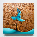 Girl | 16" x 16" Oil on Canvas Dana Irving