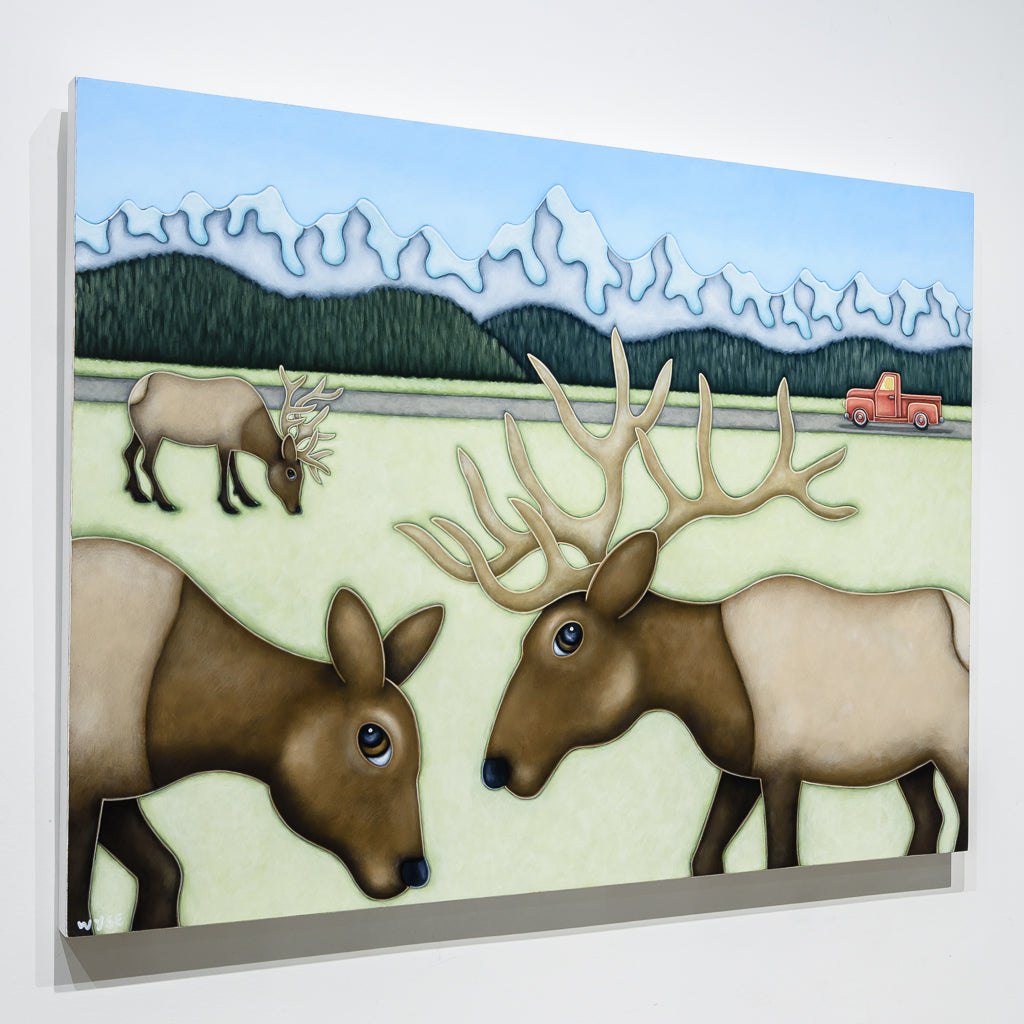 Love Going to Alberta | 30" x 40" Acrylic on Birch Panel Peter Wyse