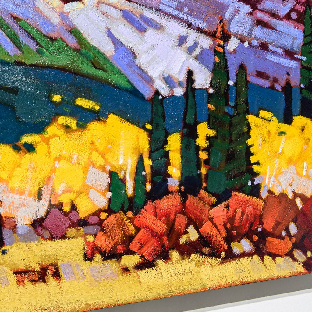 Golden Autumn, Jasper | 24" x 48" Oil on Canvas Cameron Bird