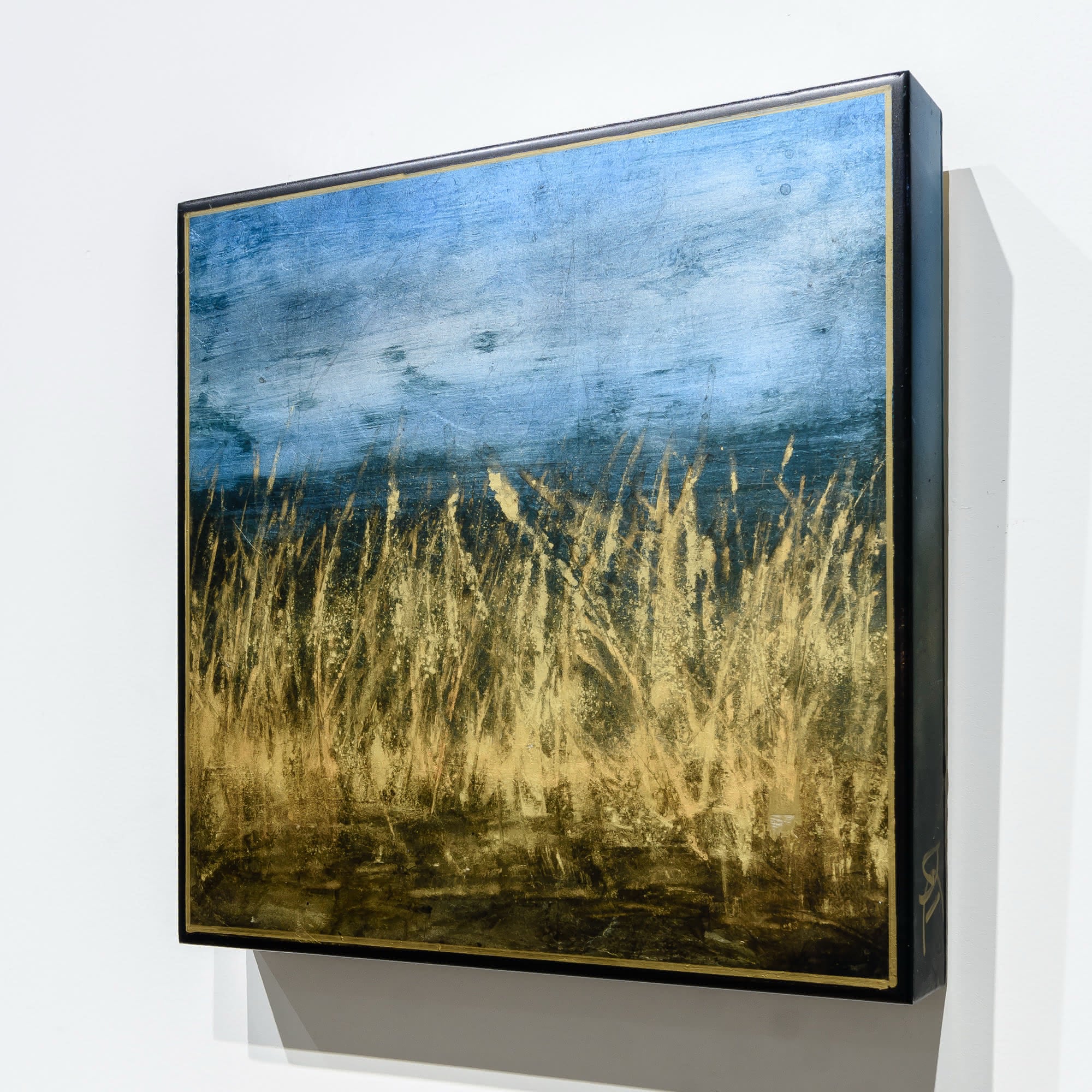 Untitled (Matte Finish) | 14" x 14" mixed media on panel David Graff