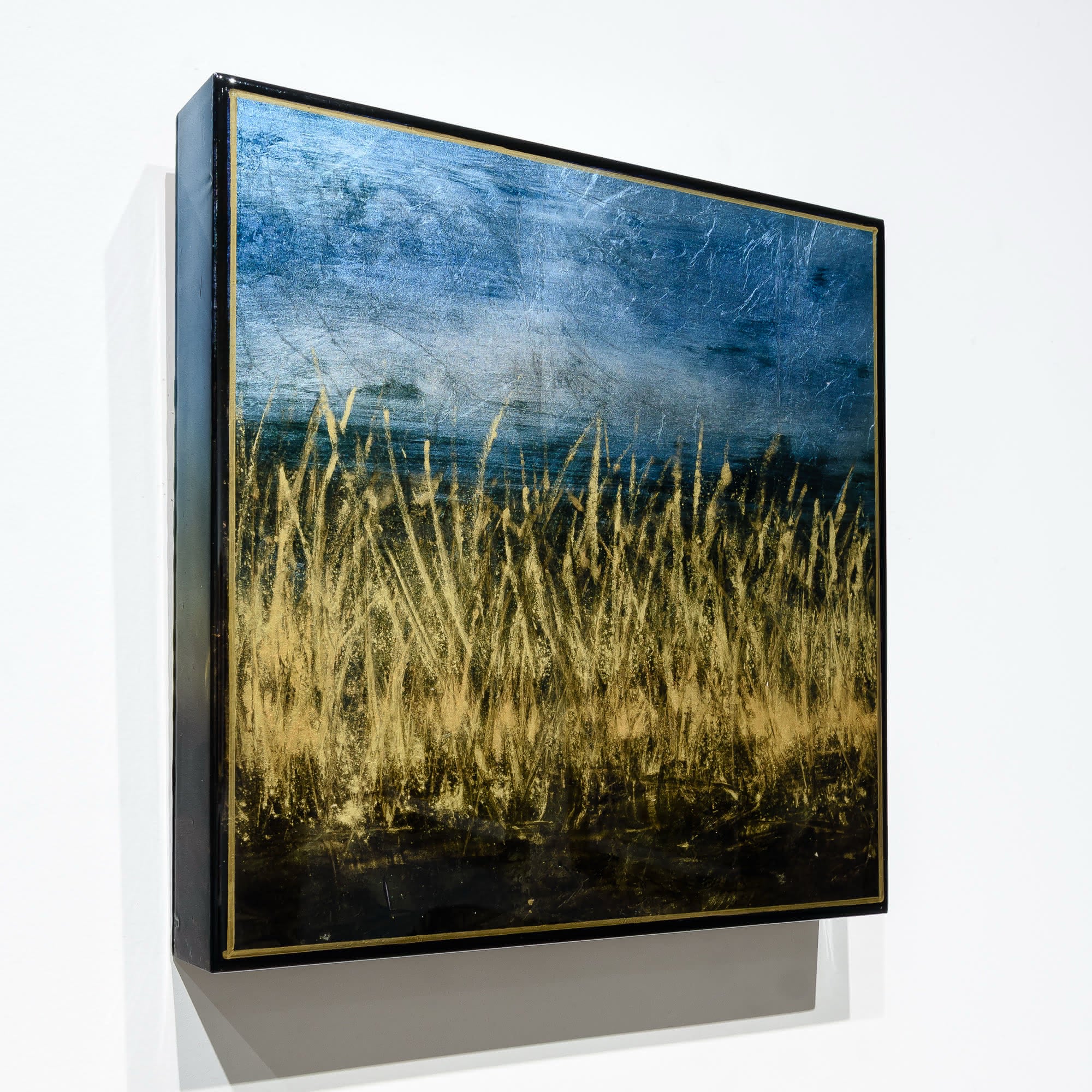 Untitled | 14" x 14" mixed media on panel David Graff