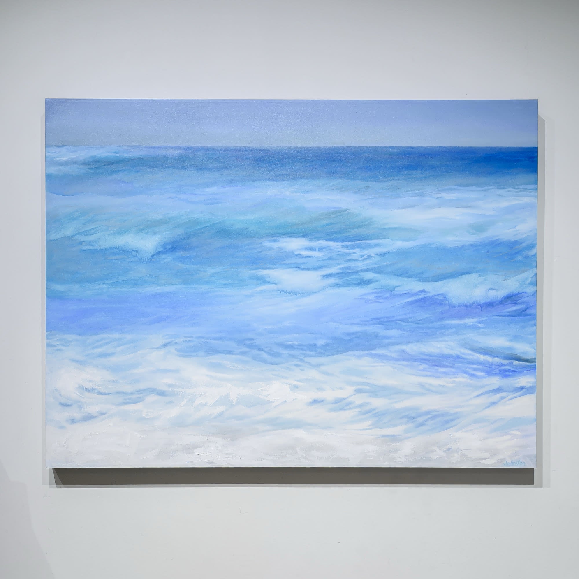 Blue Wave Spring Sea | 36" x 48" Oil on Canvas Patricia Johnston