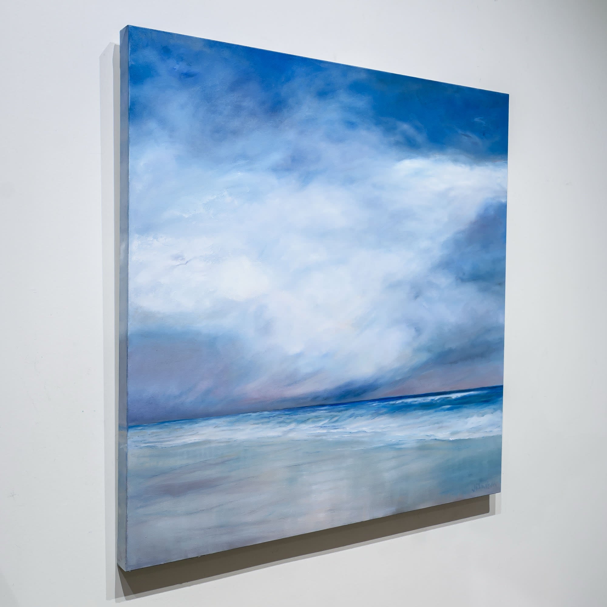 Winter Sea II - Liminal | 36" x 36" Oil on Canvas Patricia Johnston