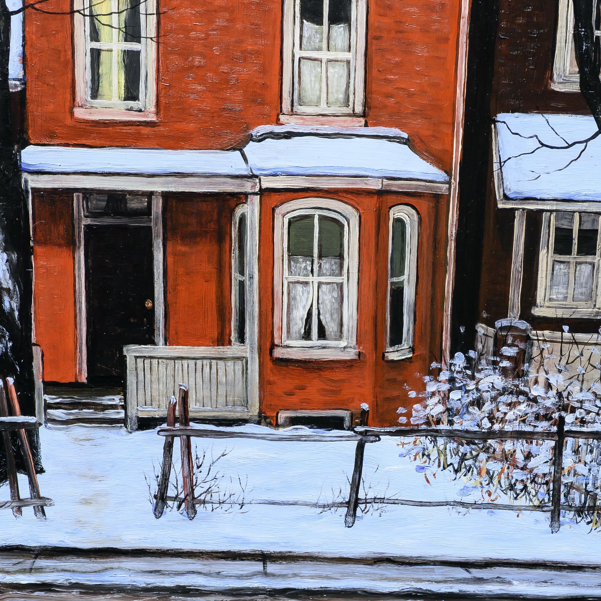 On McCaul St. North Queen | 24" x 18" Oil on Board John Kasyn