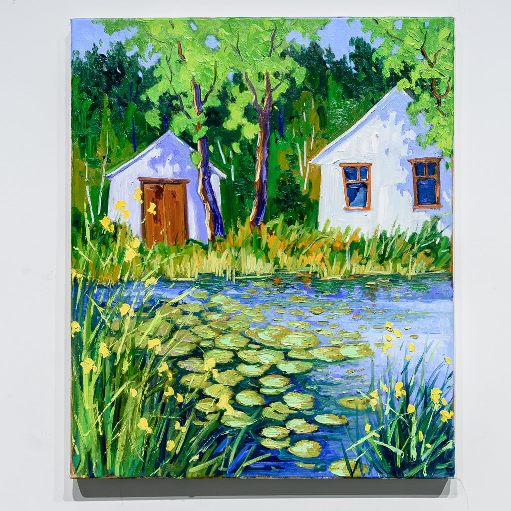 l'Etang | 24" x 20" Oil on Canvas Robert Savignac