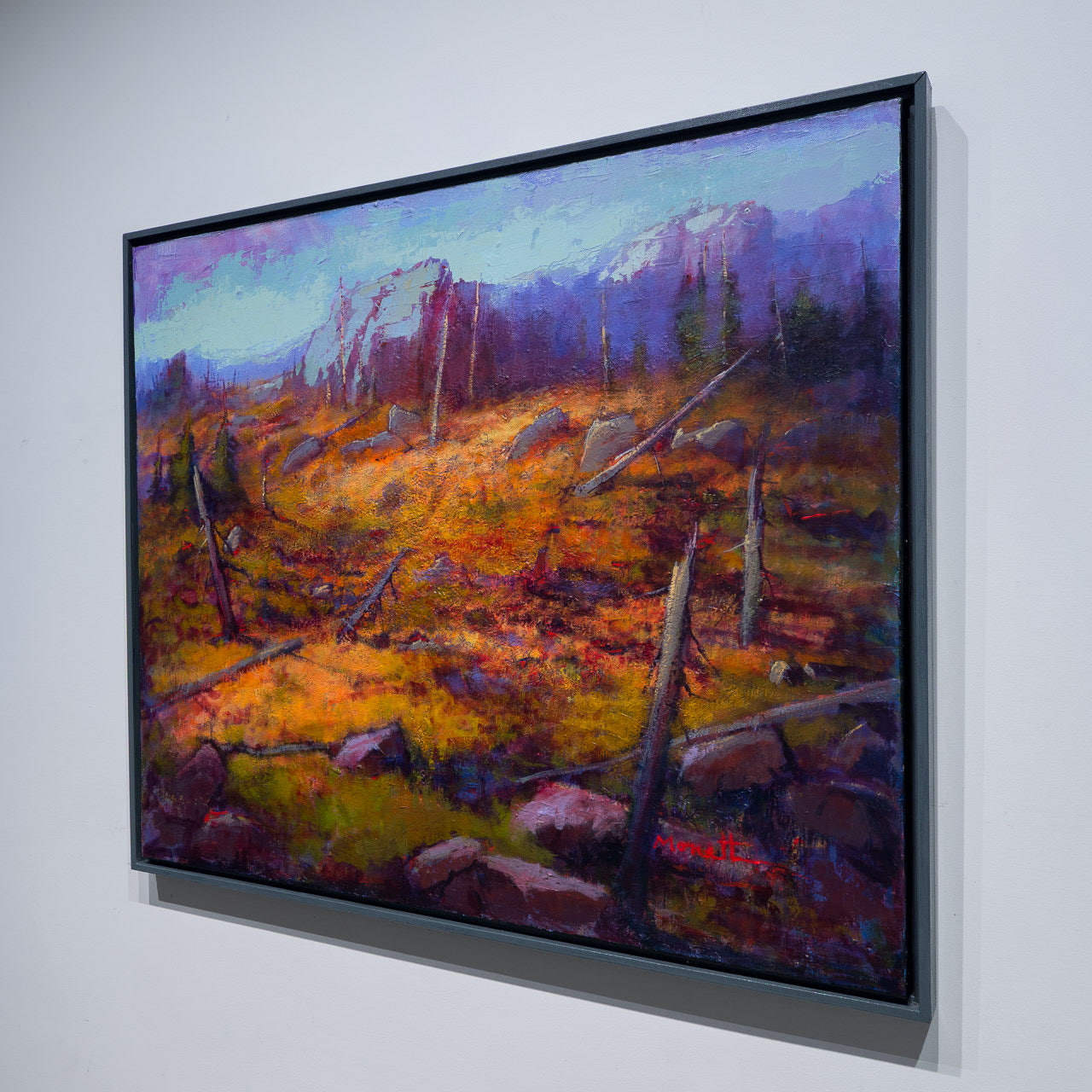 Leur D'Automne | 30" x 36" Acrylic on Canvas Michel Monett