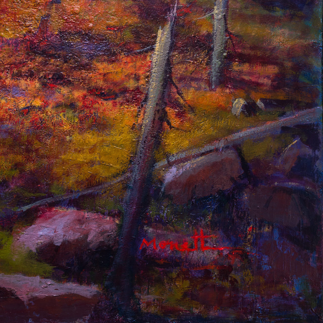 Leur D'Automne | 30" x 36" Acrylic on Canvas Michel Monett