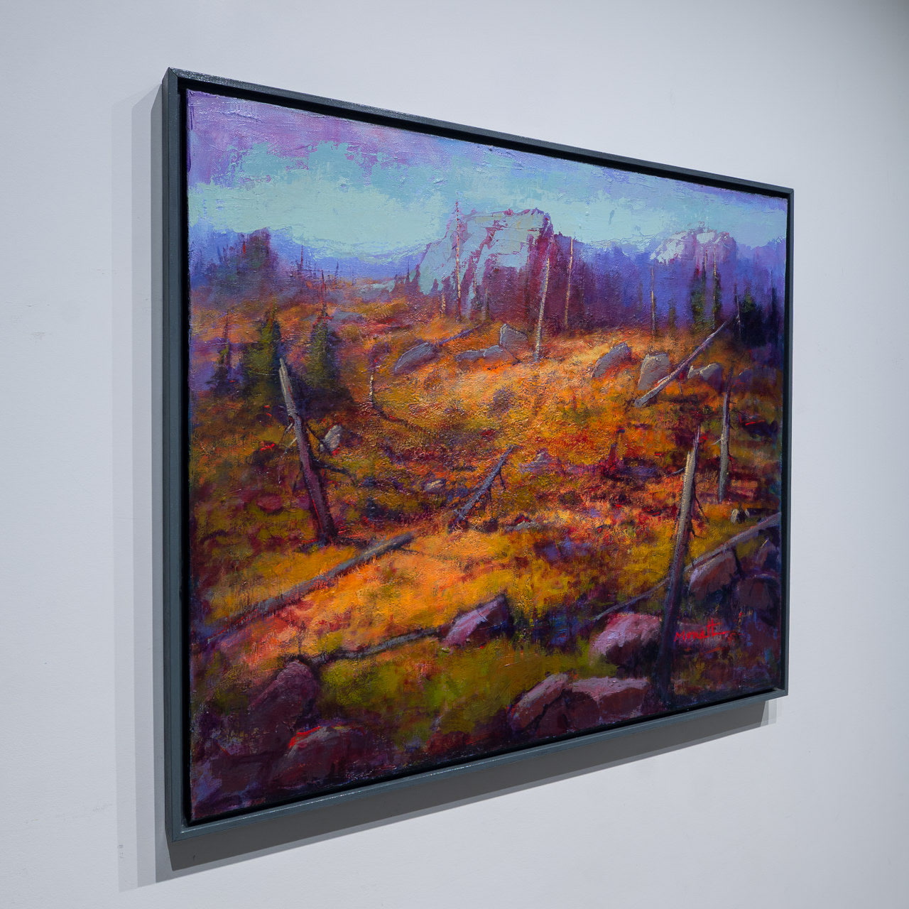 Leur D'Automne | 30" x 36" Acrylic on Canvas Michel Monett