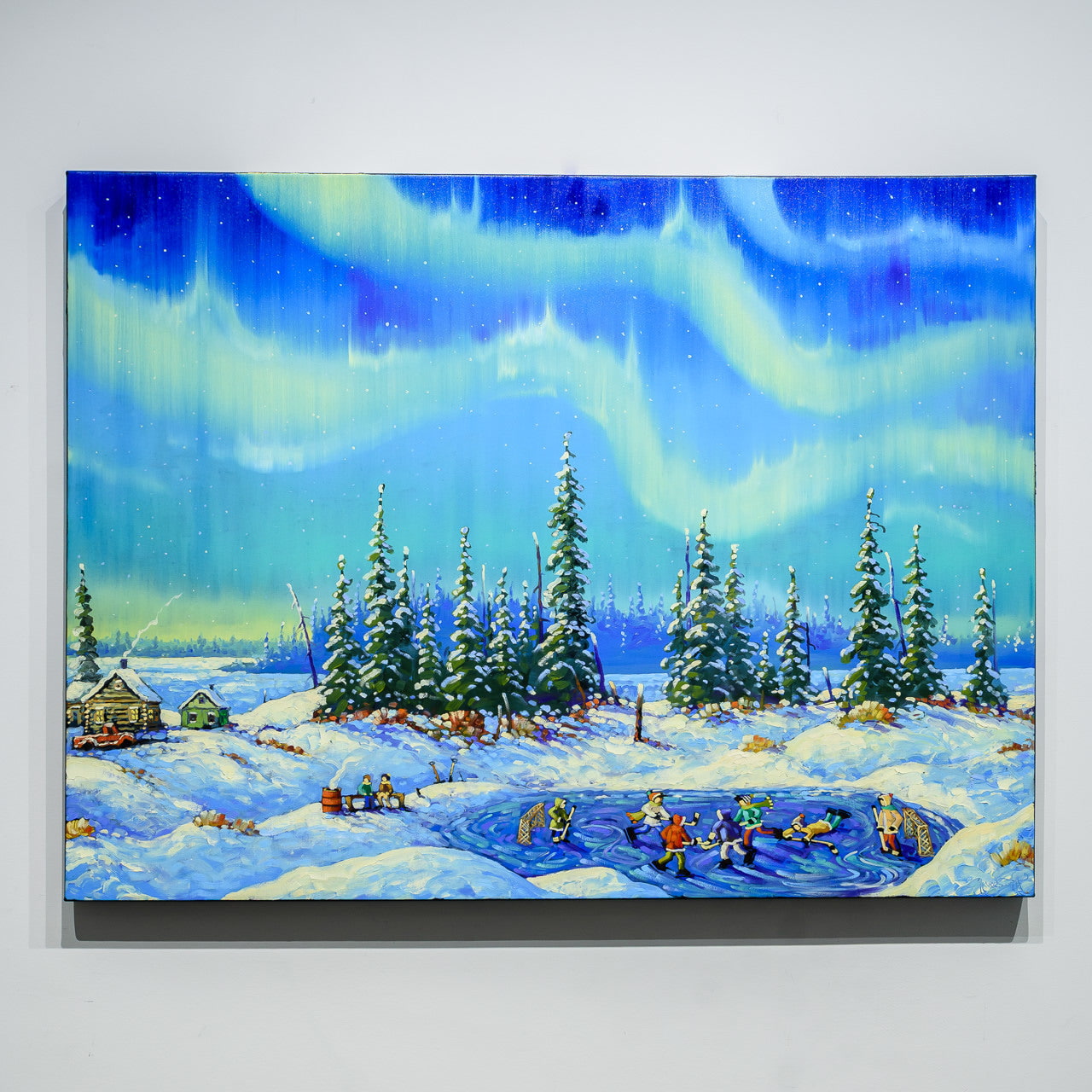 Aurora Nights | 36" x 48" Oil on Canvas Rod Charlesworth