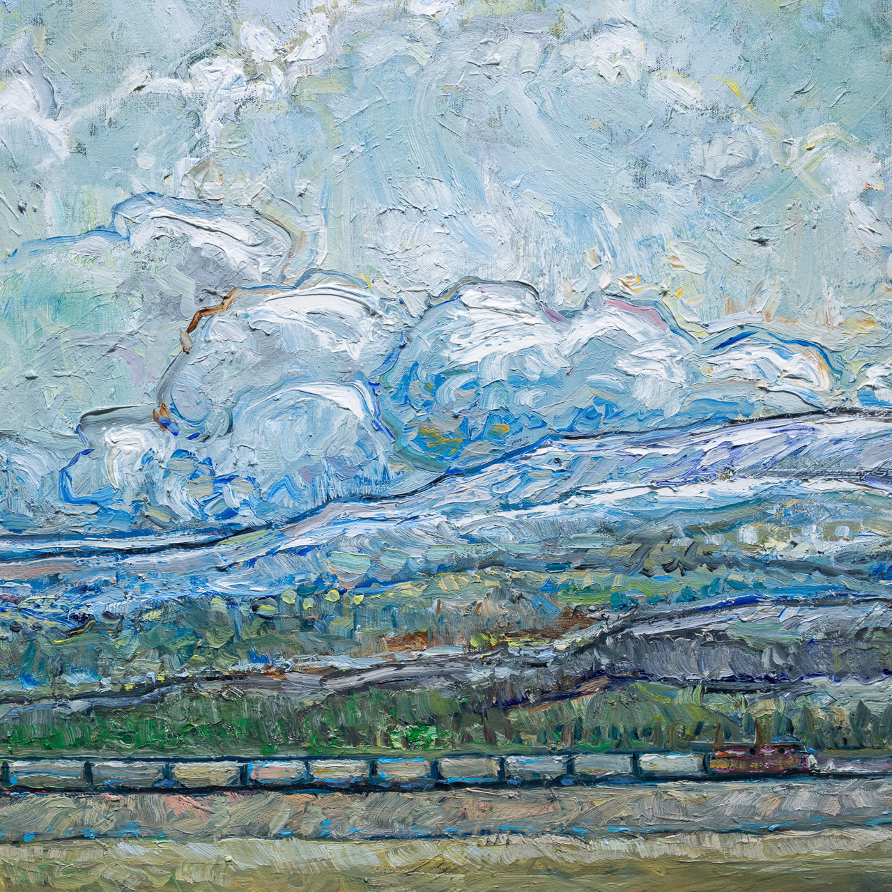 Hill Travel | 40" x 60" Oil on Canvas Steve R. Coffey