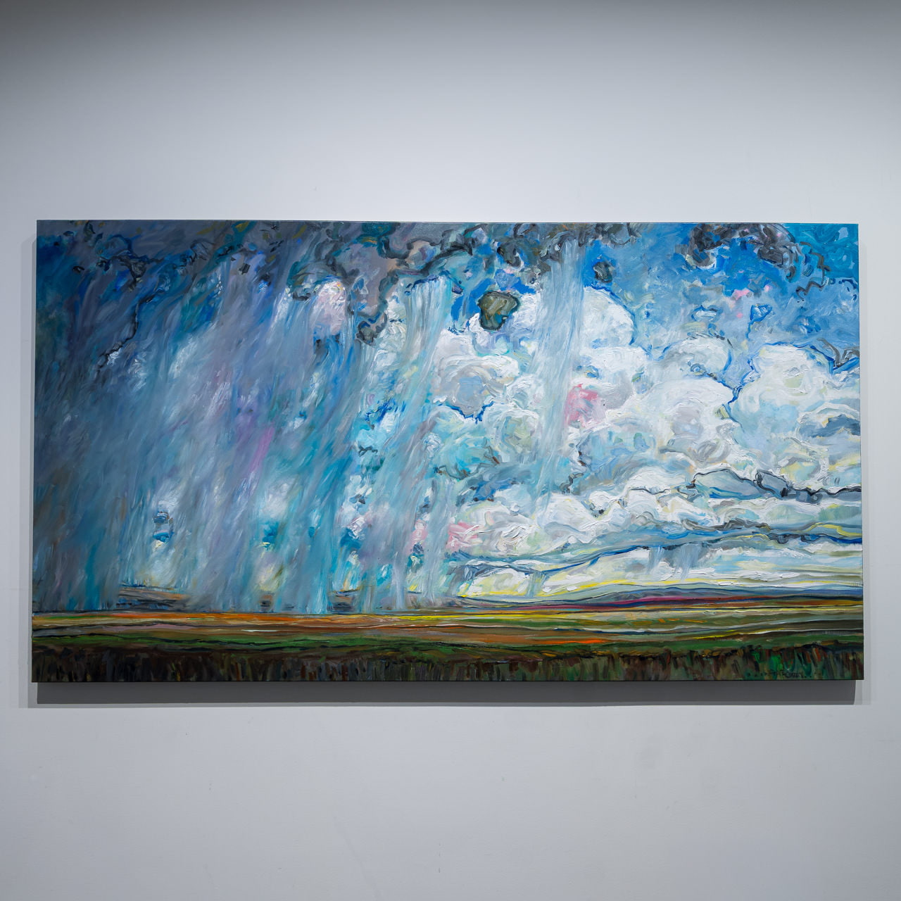 Rain March | 40" x 72" Oil on Canvas Steve R. Coffey