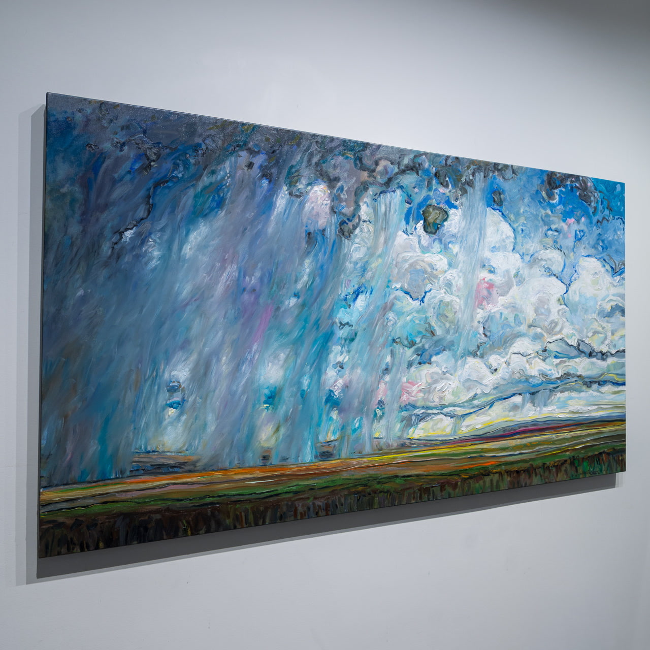 Rain March | 40" x 72" Oil on Canvas Steve R. Coffey