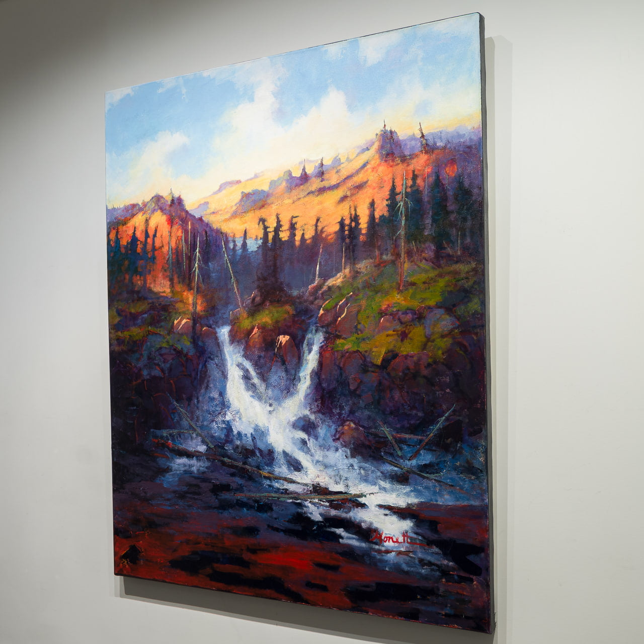 Riviere Perdue | 64" x 50" Acrylic on Canvas Michel Monett