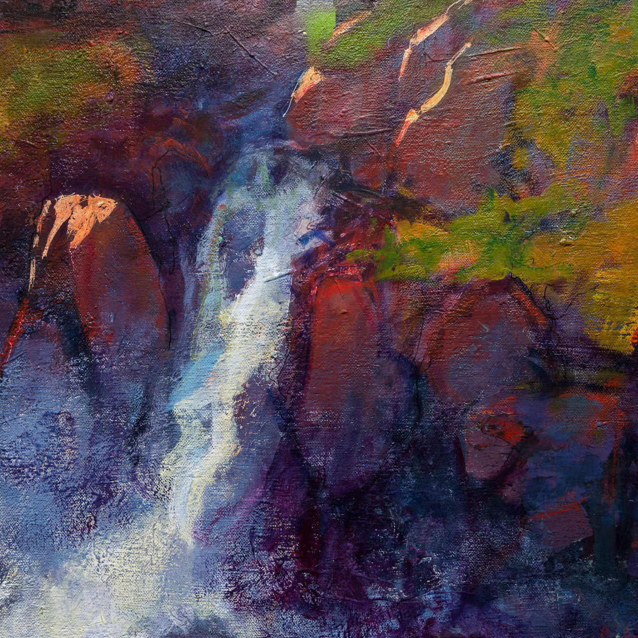 Riviere Perdue | 64" x 50" Acrylic on Canvas Michel Monett