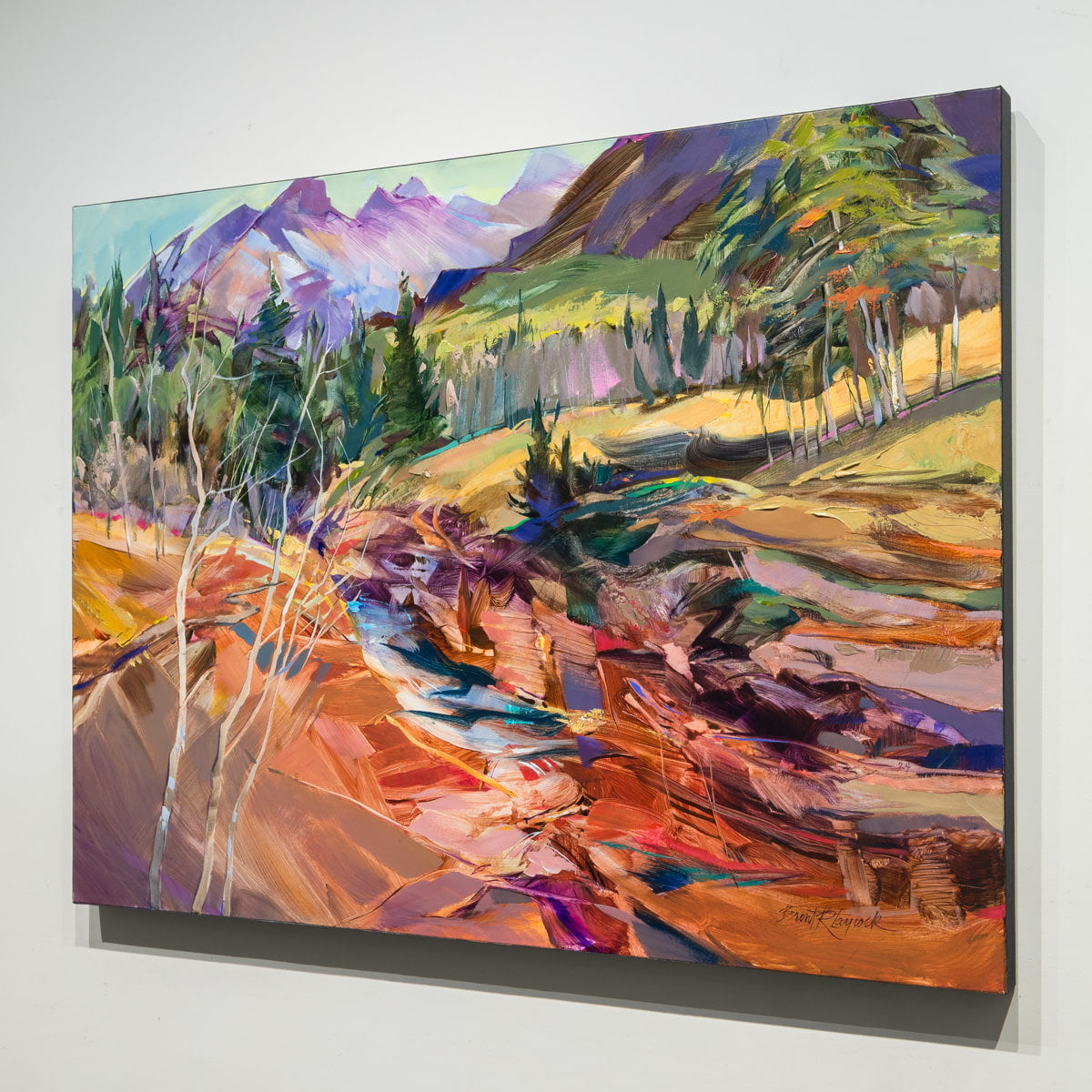 Canyon Crescendo | 30" × 40" Acrylic on Canvas Brent Laycock RCA