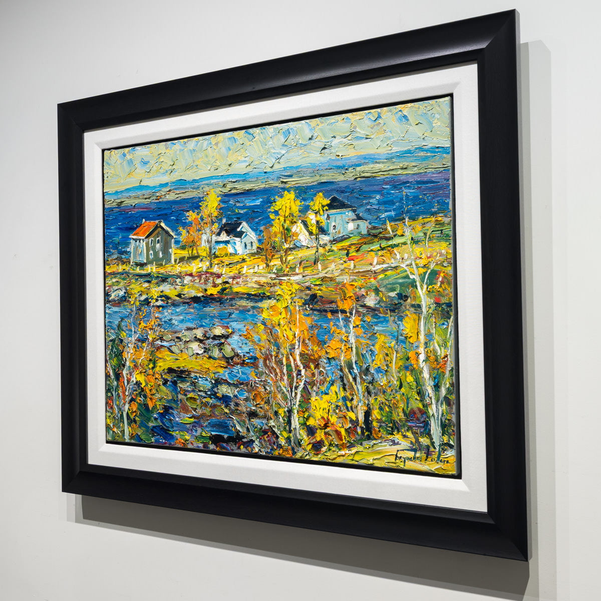 Automne a Port au Persi | 24" × 30" Original Artwork Raynald Leclerc