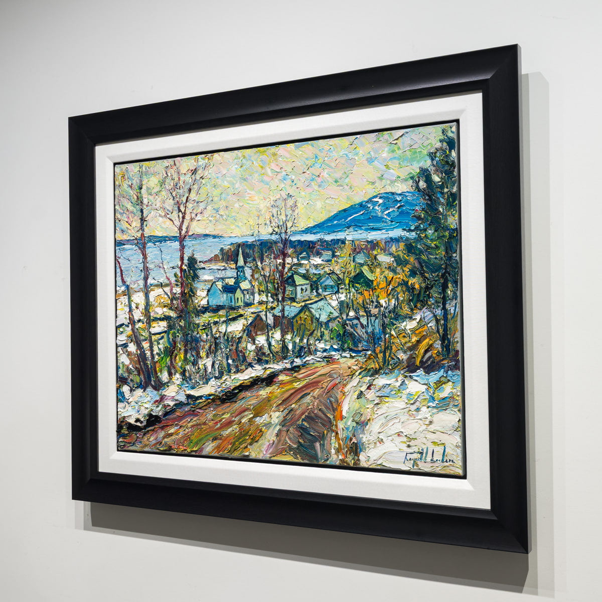 Degel a St. Joseph de la Rive | 24" × 30" Original Artwork Raynald Leclerc