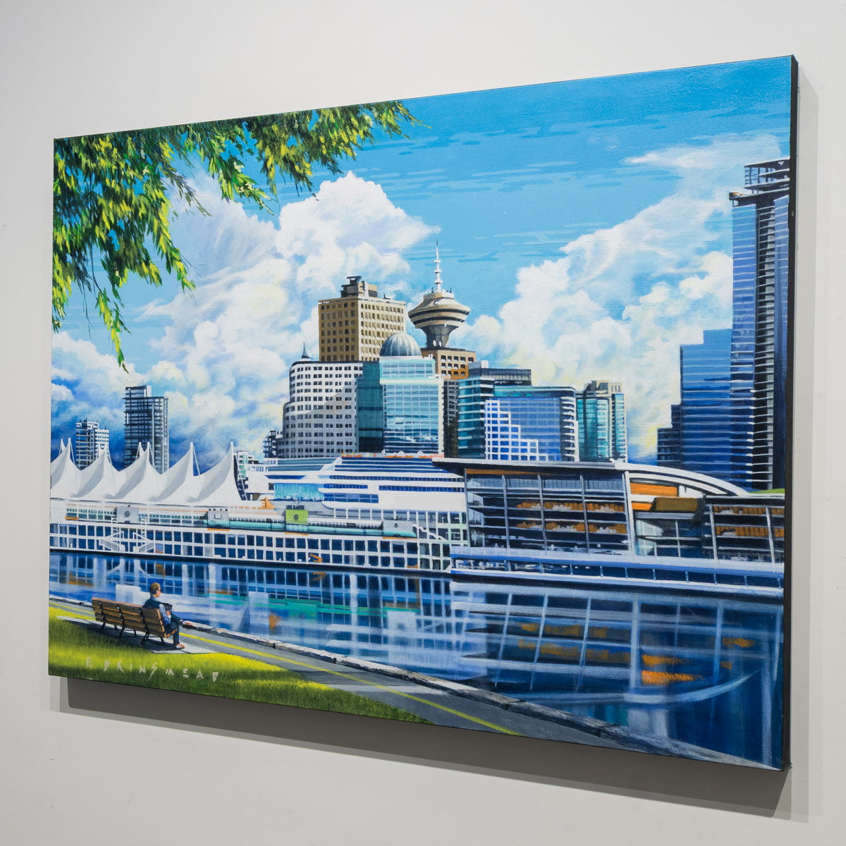 View from Stanley Park | 30" x 40" Acrylic on Canvas Fraser Brinsmead