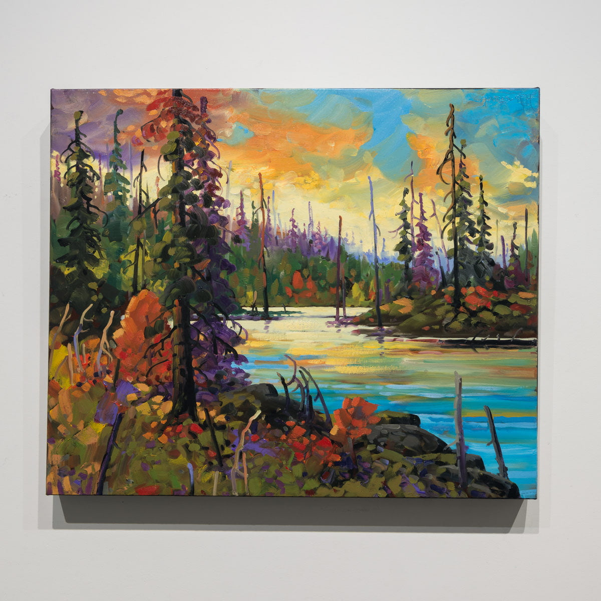 Golden Light | 20" x 24" Oil on Canvas Rod Charlesworth
