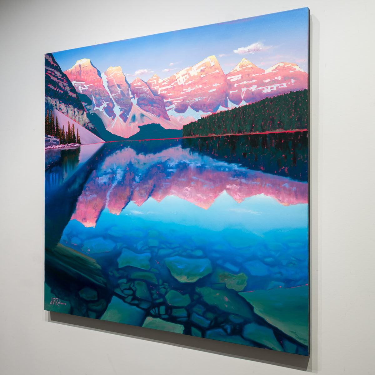 Clarity | 48" × 48" Acrylic on Canvas Jenna D. Robinson