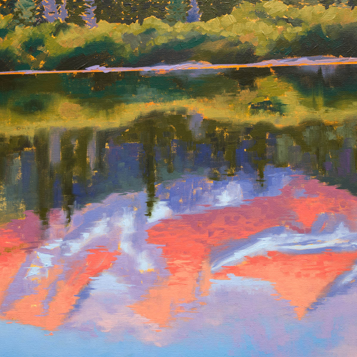 Pastel Morning | 40" × 30" Acrylic on Canvas Jenna D. Robinson