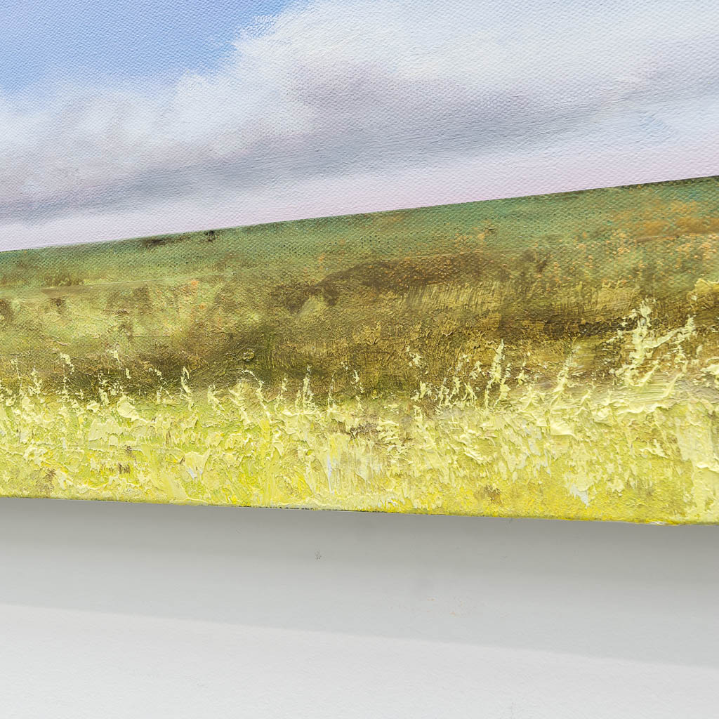 Canola Fields | 16" x 40" Oil & Mixed Media on Canvas Richard Cole