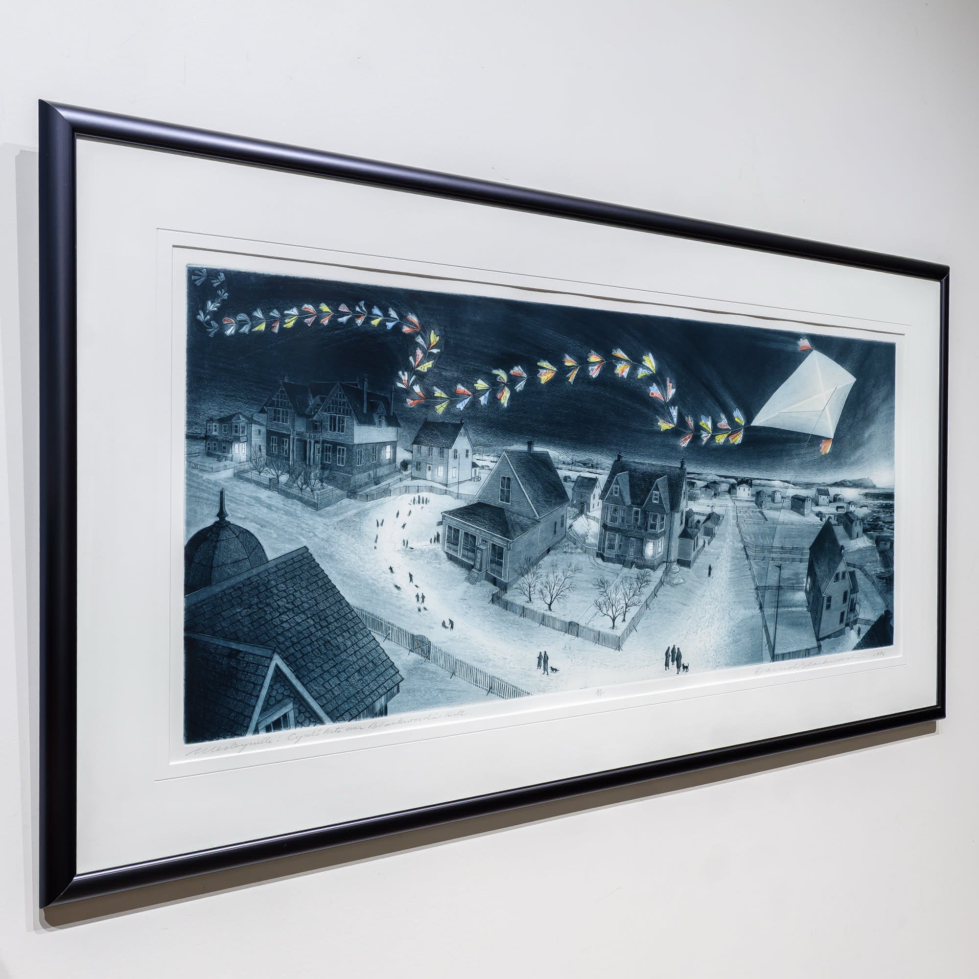 Cyril's Kite over Blackwoods Hill | Etching 67 of 75 Etching with Aquatint on Paper David Blackwood