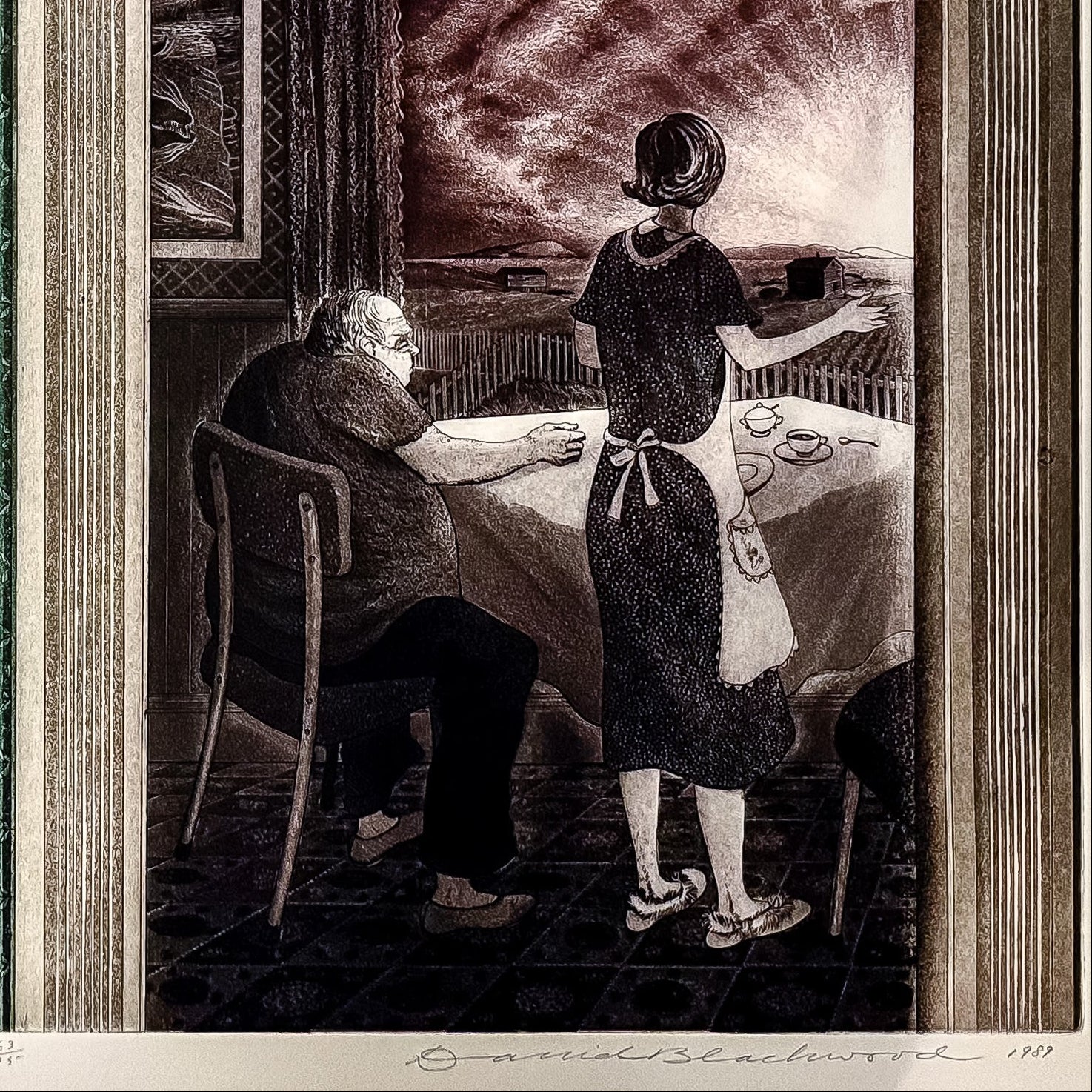 Edward and Molly | 1990 | 63 of 75 Etching with Aquatint on Paper David Blackwood