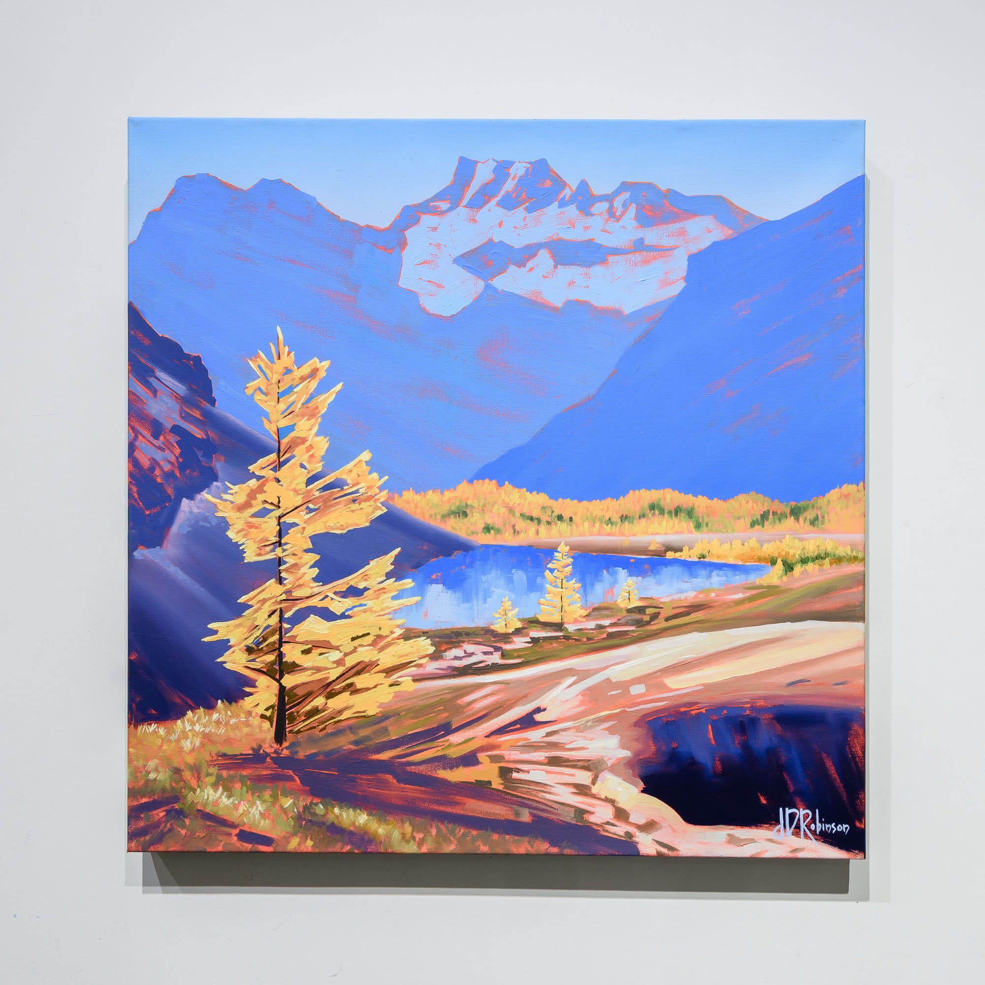 Larch Valley | 24" x 24" Acrylic on Canvas Jenna D. Robinson