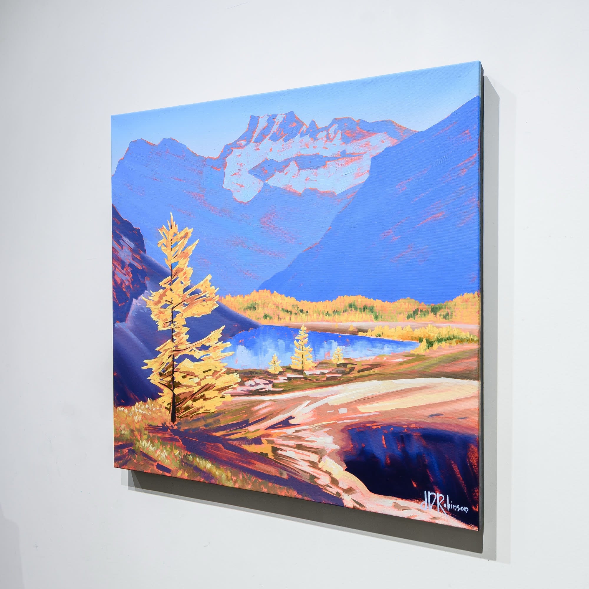 Larch Valley | 24" x 24" Acrylic on Canvas Jenna D. Robinson