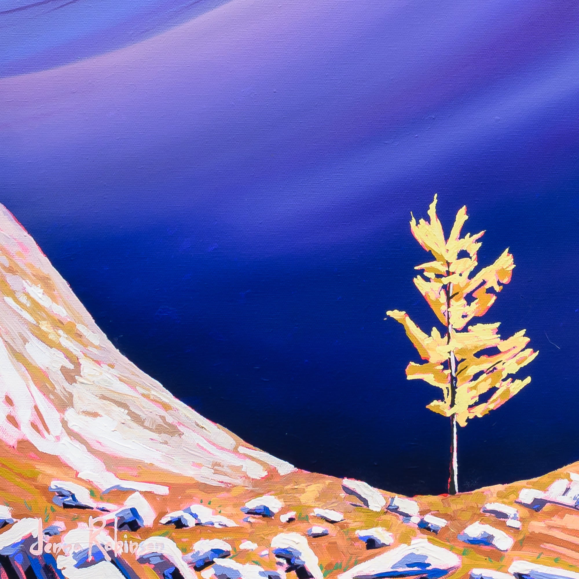 Little Larch | 30" x 15" Acrylic on Canvas Jenna D. Robinson