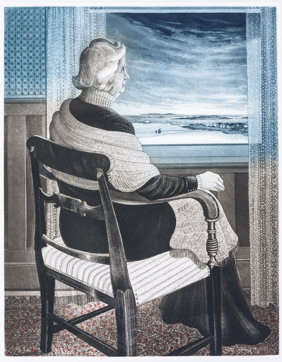 Mrs. Captain B. Home in Wesleyville | Etching 3 of 50 | 1979 Etching with Aquatint on Paper David Blackwood