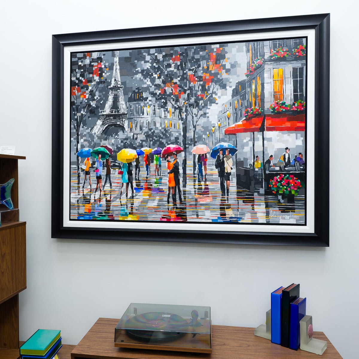 Parisian Rendezvous | 36" x 48" Acrylic on Canvas Aleksandra Savina