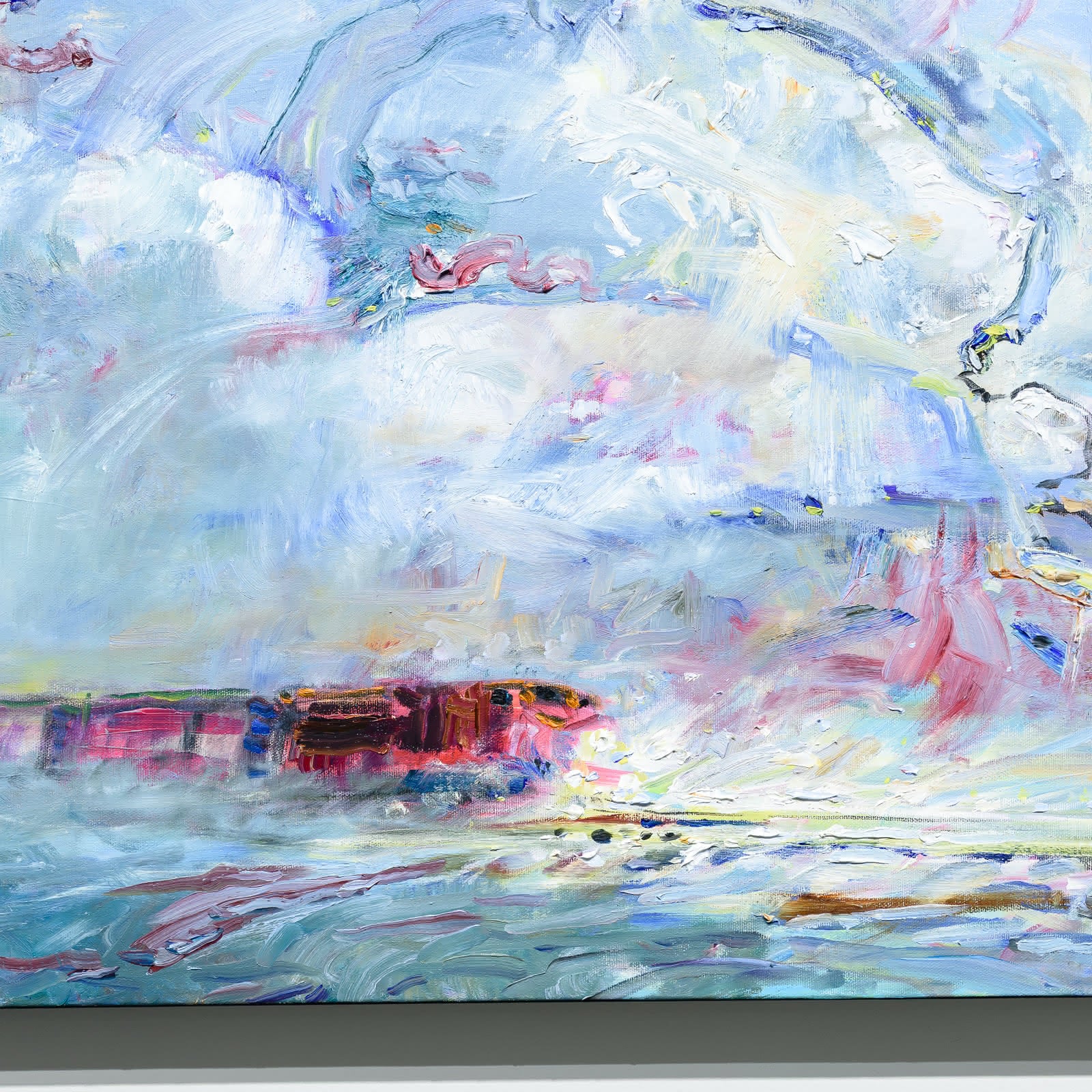 Snow Train | 20" x 36" Oil on Canvas Steve R. Coffey