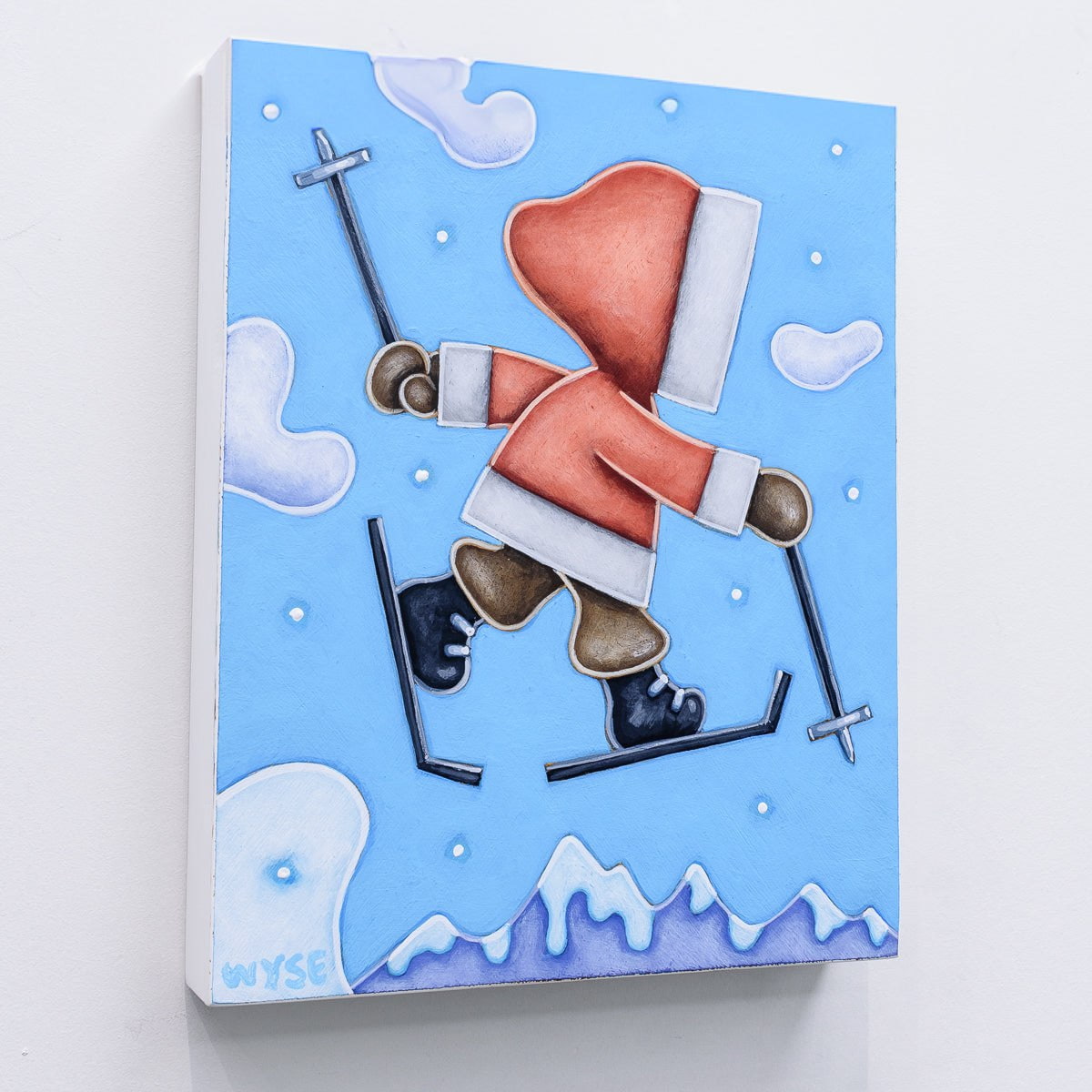 Soaring Over Jasper II | 10" x 8" Acrylic on Birch Panel Peter Wyse