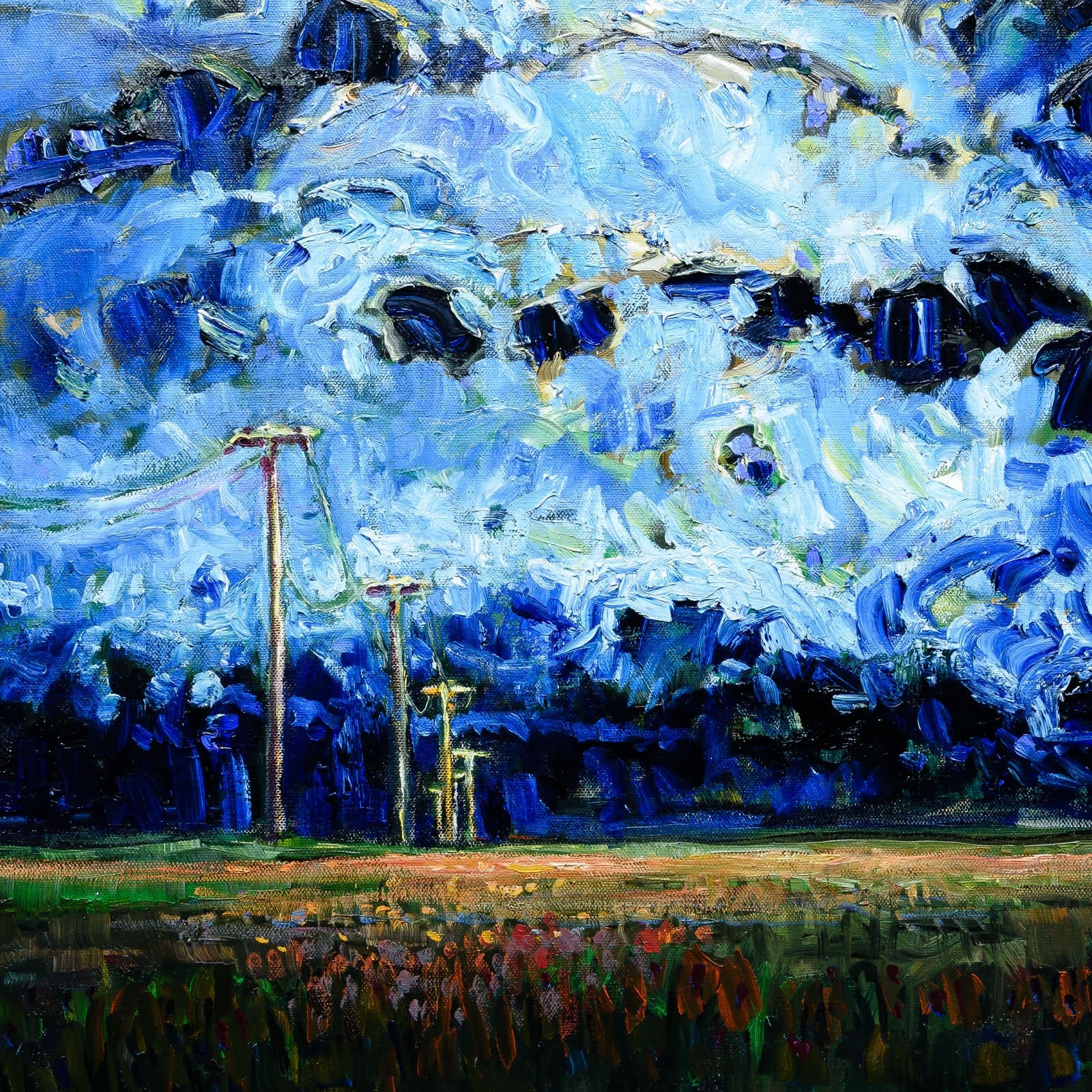 Summer Landlines | 36" x 24" Oil on Canvas Steve R. Coffey