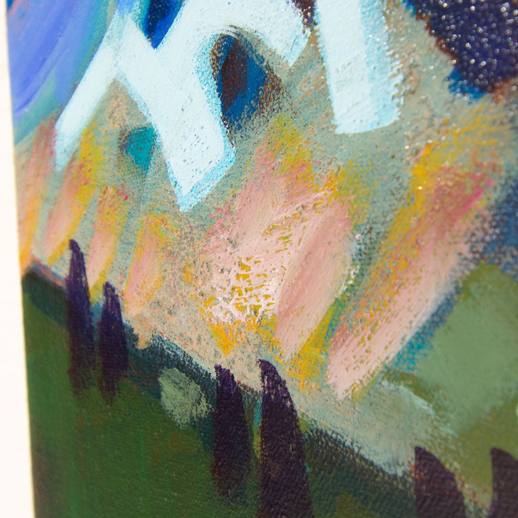 Fresh Snow on Chephren | 36" x 48" Oil on Canvas Cameron Bird