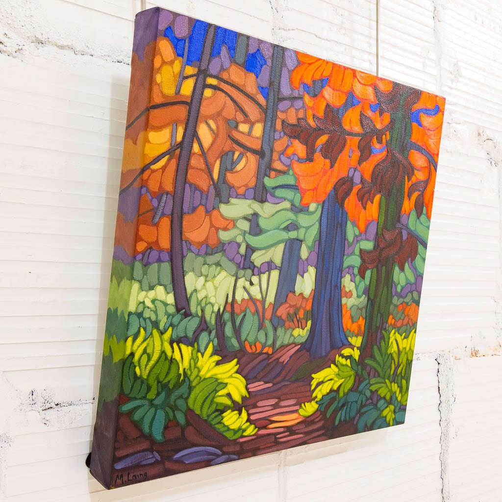 Nature's Tapestry | 16" x 16" Oil on Canvas Mary Ann Laing