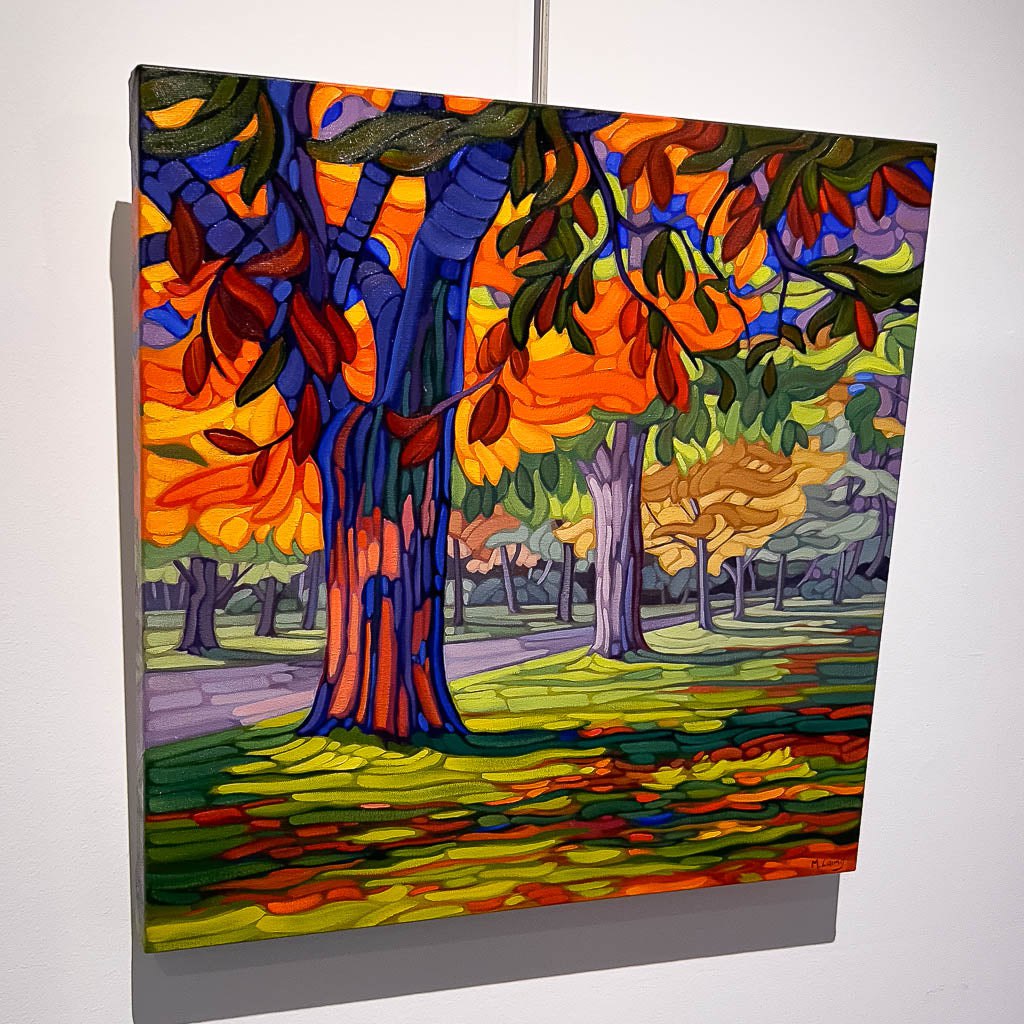 Beacon Hill Beauties | 20" x 20" Oil on Canvas Mary Ann Laing