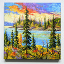 Wild Sky | 30" x 30" Oil on Canvas Rod Charlesworth