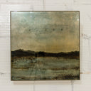Miles From Home | 21.5" x 21.5" mixed media on panel David Graff