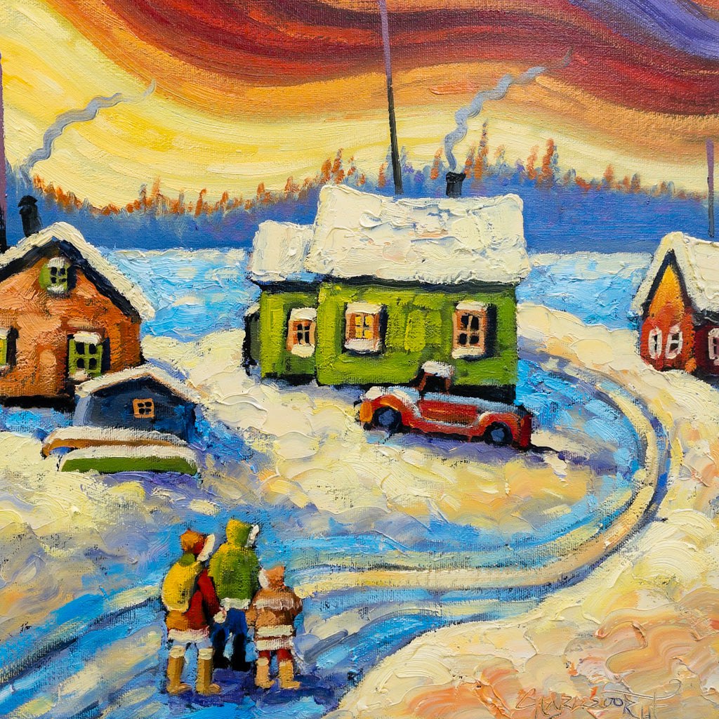 Dene Winter | 16" x 16" Oil on Canvas Rod Charlesworth