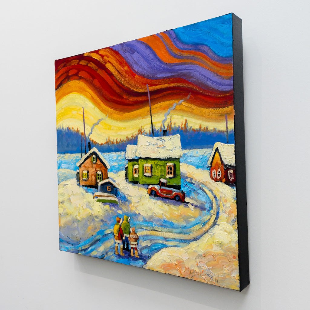 Dene Winter | 16" x 16" Oil on Canvas Rod Charlesworth