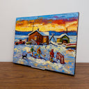 By the Light of the Northern Sky | 12" x 16" Oil on Board Rod Charlesworth