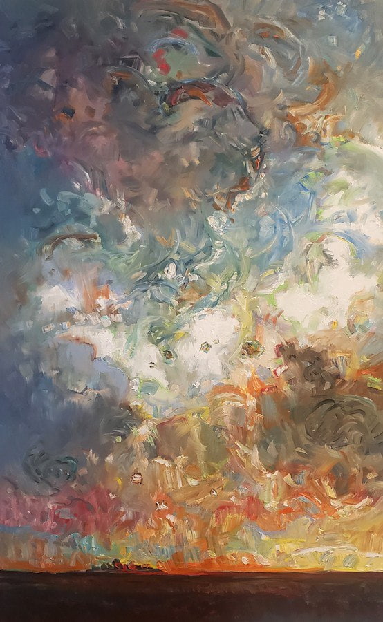 Rain Drift | 36" x 40" Oil on Canvas Steve R. Coffey