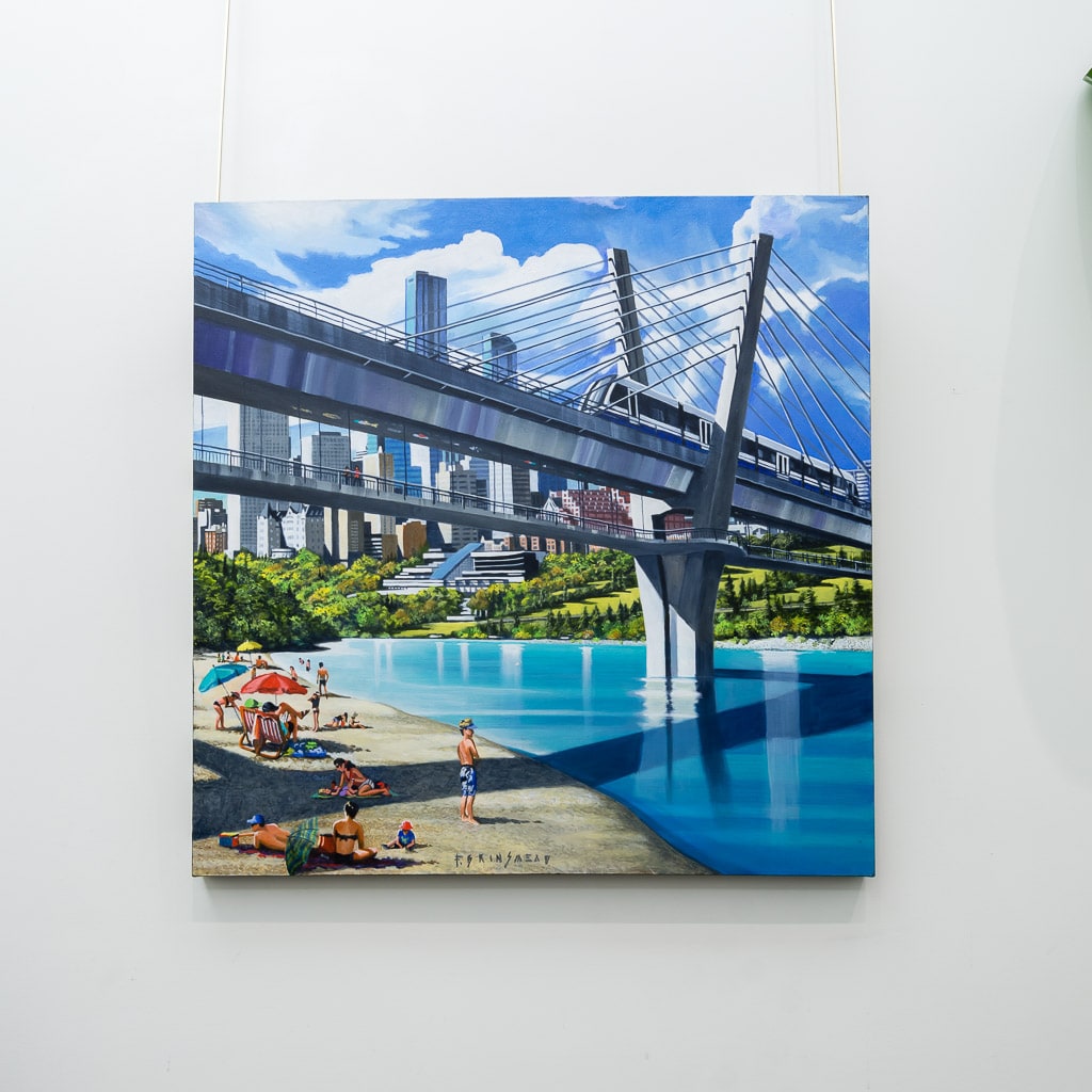 Accidental Beach | 36" x 36" Acrylic on Canvas Fraser Brinsmead