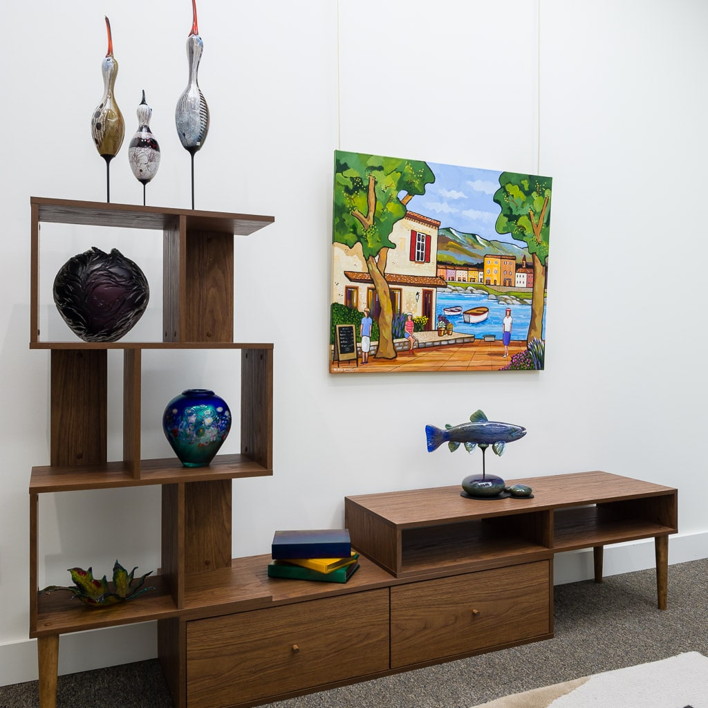 Villa Near the Sea | 30" x 36" Acrylic on Canvas Alain Bédard