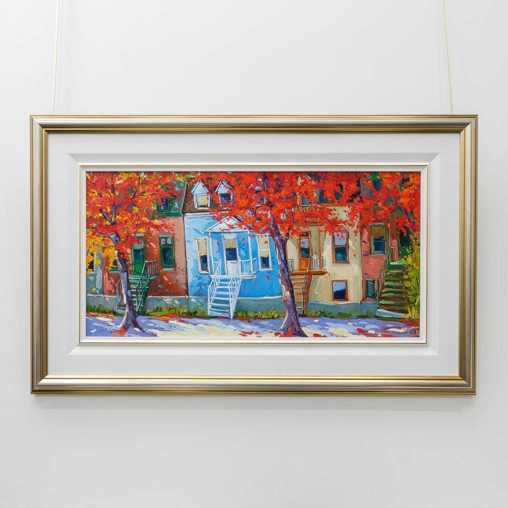 Rue des Érables | 15" x 30" Oil on Canvas Robert Savignac